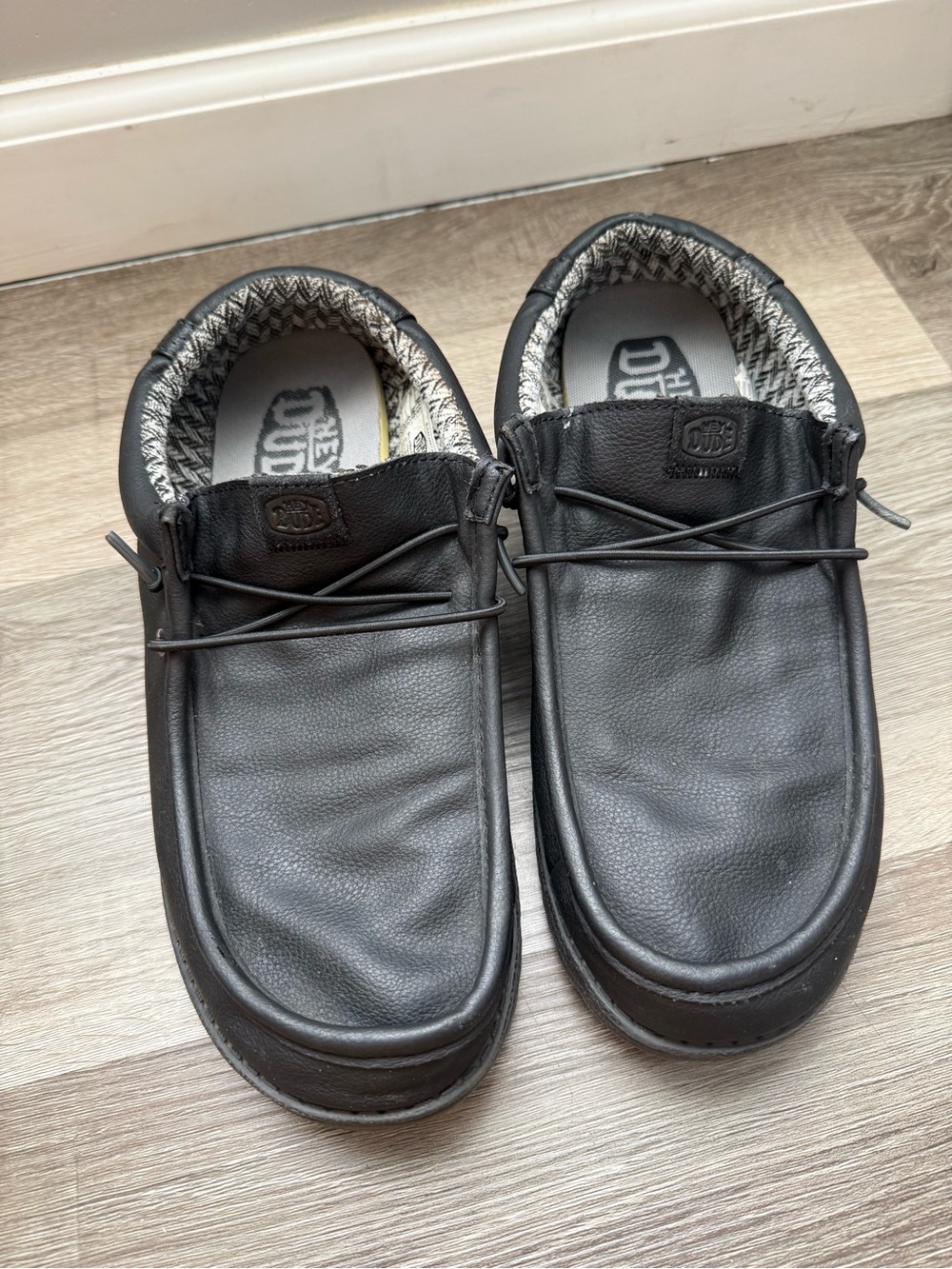 Hey Dude Black Men's Casual Slip-On Loafers